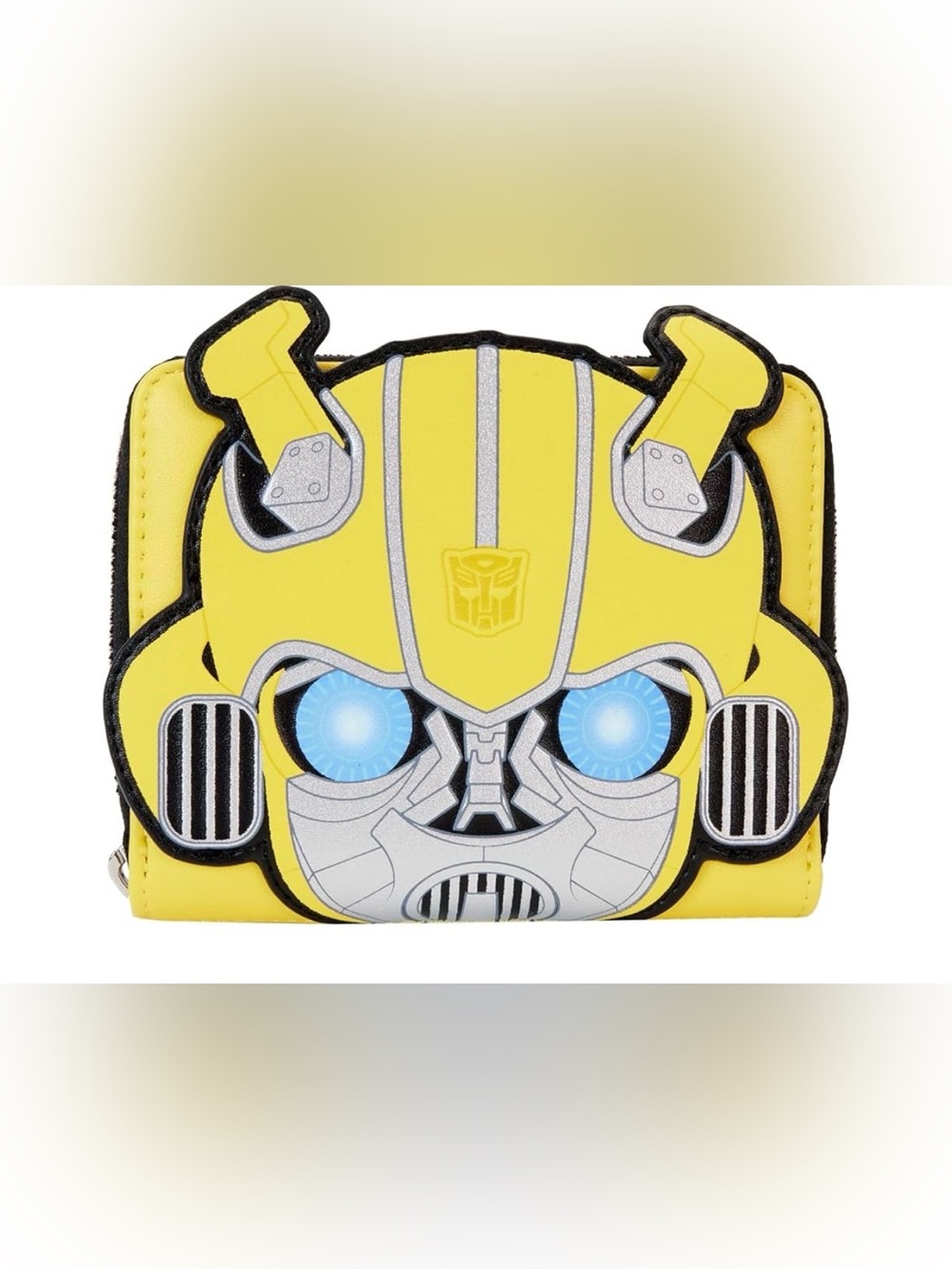 NWT Loungefly Hasbro transformers bumblebee zip around wallet